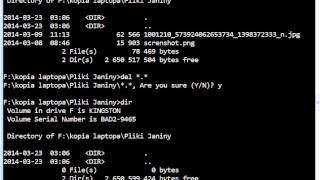 Jak usuwać pliki i foldery za pomocą wiersza poleceń [upl. by Nocaed]