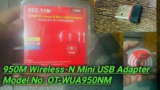 950M WirelessN Mini USB AdapterModel No OTWUA950NM  technology tech rahul  wifiadapter [upl. by Annahael916]