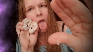 ASMR  Spit Painting YOU  Spitty Wet Mouth Sounds💦🖌 [upl. by Kallista110]