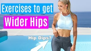 Exercises To Get WIDER HIPS  Reduce HIP DIPS  Rebecca Louise [upl. by Elwee356]