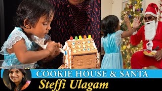 Decorating Gingerbread House Vlog in Tamil  Christmas Lights and Santa Vlog in Tamil [upl. by Salahcin]