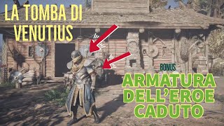 TOMBA DI VENUTIUS  Assassin’s Creed VALHALLA  set dell’EROE CADUTO BONUS [upl. by Kahaleel]