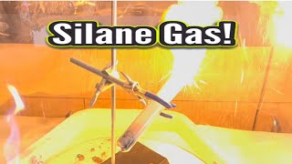 Silane Gas in RamZland🔥 STEM ScienceForKids RamZland Pyrophoric ScienceExperiment [upl. by Farrell]