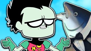 ROBIN BACKWARDS  Teen Titans Go Reaction [upl. by Bruner]