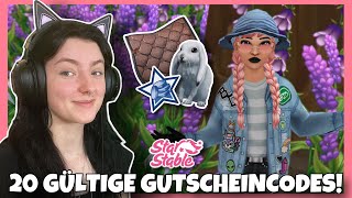 🤯 20 AKTUELLE GUTSCHEINCODES  ϟ Star Stable Online GER [upl. by Skrap]