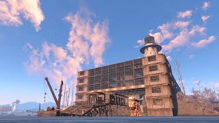 Fallout 4 Kingsport Lighthouse Settlement Build [upl. by Allac]