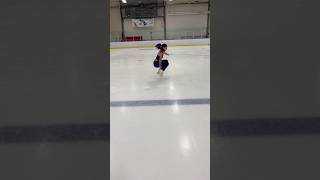 we’ve named it pretzel spin 😂🥨 figureskating edea axel iceskating skater olympics skating [upl. by Ulla617]