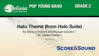 Halo Theme from Halo Suite arr Robert Sheldon  Score amp Sound [upl. by Sky]