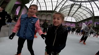 La plus grande patinoire intérieure au monde fait son retour au Grand Palais à Paris [upl. by Teik]