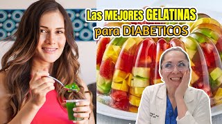 Las MEJORES GELATINAS para DIABETICOS🍮 Dra Melissa Tejeida [upl. by Leehar530]