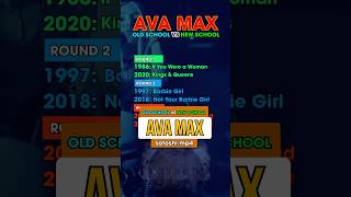 Old School vs New School Ava Max music song avamax [upl. by Caty]