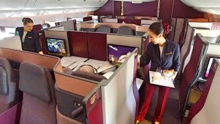 Worlds BEST Business Class  Qatar Airways Qsuite [upl. by Anotal]