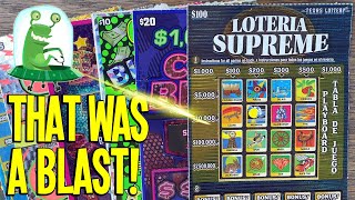 THAT WAS A BLAST 💰 Playing 230 TEXAS LOTTERY Scratch Offs [upl. by Ayotyal]