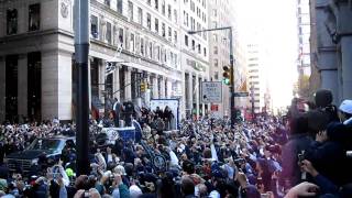 Yankees Ticker Tape Parade  11609  MVP Hideki Matsui [upl. by Rehposirhc706]