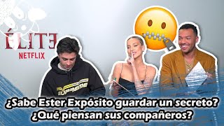 Ester Expósito Itzan Escamilla y Sergio Momo ¿Quién sabe guardar un secreto  ÉLITE ENG SUBS [upl. by Gimpel]