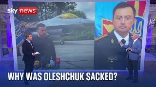 UkraineRussia war Why was Ukraines air force commander sacked [upl. by Whang]