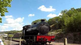 Saddle tank engine 68013 at Peak Rail in Derbyshire 3052010 [upl. by Tybi]