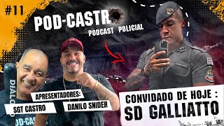 Sgt Castro Entrevista GALLIATTO Podcastro 11 [upl. by Aiyotal]