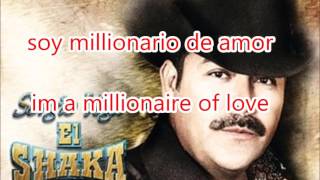 Sergio Vega  Millonario de Amor letra en inglés y español [upl. by Touber509]