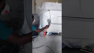 car painting  full paint process video  work shop video [upl. by Jallier27]