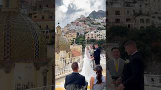 Wedding in Positano The Perfect Amalfi Coast Romance 🌅💍 wedding [upl. by Prunella]