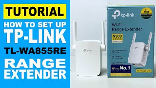 How to Setup TPLINK TLWA855RE Range Extender [upl. by Blum]