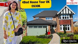 House Tour UK 2024  4Bed detached Property Henley from Redrow Homes [upl. by Nairam]