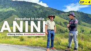 EP 4 Anini to Mathun Valley  Emuli Grass Land Local Food in Lunch Dibang Valley Arunachal Pradesh [upl. by Okihcim]