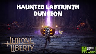 Throne and Liberty Haunted Labyrinth Dungeon throneandliberty [upl. by Schuler]