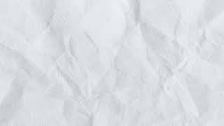 Crumpled White Paper Background Video [upl. by Anelrats]