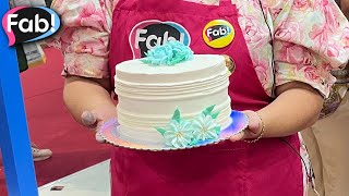 Flower Cake Flores em Chantilly Com Trabalho de Bico [upl. by Letnuhs]