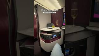 3500 Qatar Airways Business Class Review✨shorts [upl. by Donal131]