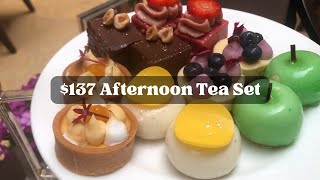 137 Afternoon Tea Set at The Fullerton Hotel  Weekend in Singapore [upl. by Layney926]