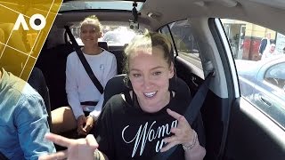 Bethanie MattekSandsLucie Safarova Kia Open Drive  Australian Open 2017 [upl. by Stag]