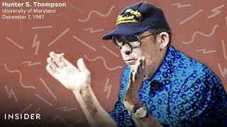 Rare Video Of Hunter Thompson On Joe Biden Acid And The Hells Angels  Insider News [upl. by Odrareve]