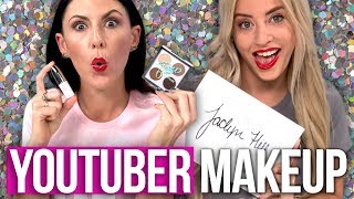 Trying YouTuber Makeup Products – PatrickStarrr Zoella Jaclyn Hill amp More Beauty Break [upl. by Yvel]