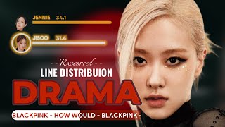 AI Cover How would BLACKPINK sing quotDramaquot by Aespa  Line Distribution [upl. by Folberth50]