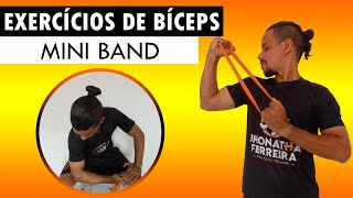 Exercícios de bíceps com mini band [upl. by Ramat]