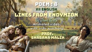 XIIEnglish  Poem 8 Lines From Endymion By John Keats With Urdu Summary  Watch to Lead [upl. by Nancee]