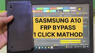 Samsung A10 Frp Bypass 1Click Unlock Tools [upl. by Cirded9]