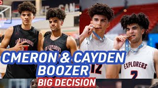 Cameron amp Cayden Boozer Sons of Carlos Boozer Commit to Duke Over Miami [upl. by Danelle]