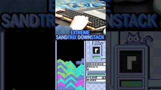 Extreme Sandtrix Downstack shorts tetris [upl. by Lesli]