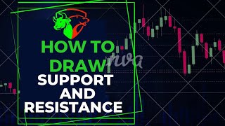 How To Draw Support And Resistance line  Complete Guide To Support amp Resistance Trading In Hindi [upl. by Annaoy]