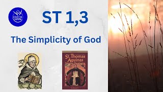 ST 13 The Simplicity of God Explained [upl. by Atlee383]