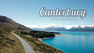 A região mais linda da ilha Sul  CANTERBURY  Nova Zelândia  DRONE [upl. by Anha]