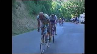 Tour de France 98 De Zan quotEccolo là si è tolto la bandana Pantaniquot [upl. by Murielle670]