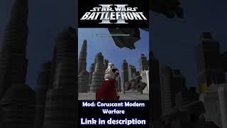 Star Wars Battlefront II  Mod Showcase  Coruscant Modern Warfare [upl. by Rot]