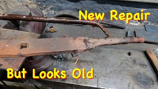 How To Make New Weld Repairs Look Old  Engels Coach Shop [upl. by Kazmirci964]