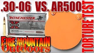 3006 Lead Tip vs AR500 Steel Plate  Ballistic Torture Test [upl. by Rabiah296]