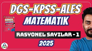 RASYONEL SAYILAR  1 Video  DGSKPSSALES Matematik  2025 [upl. by Kathlene]